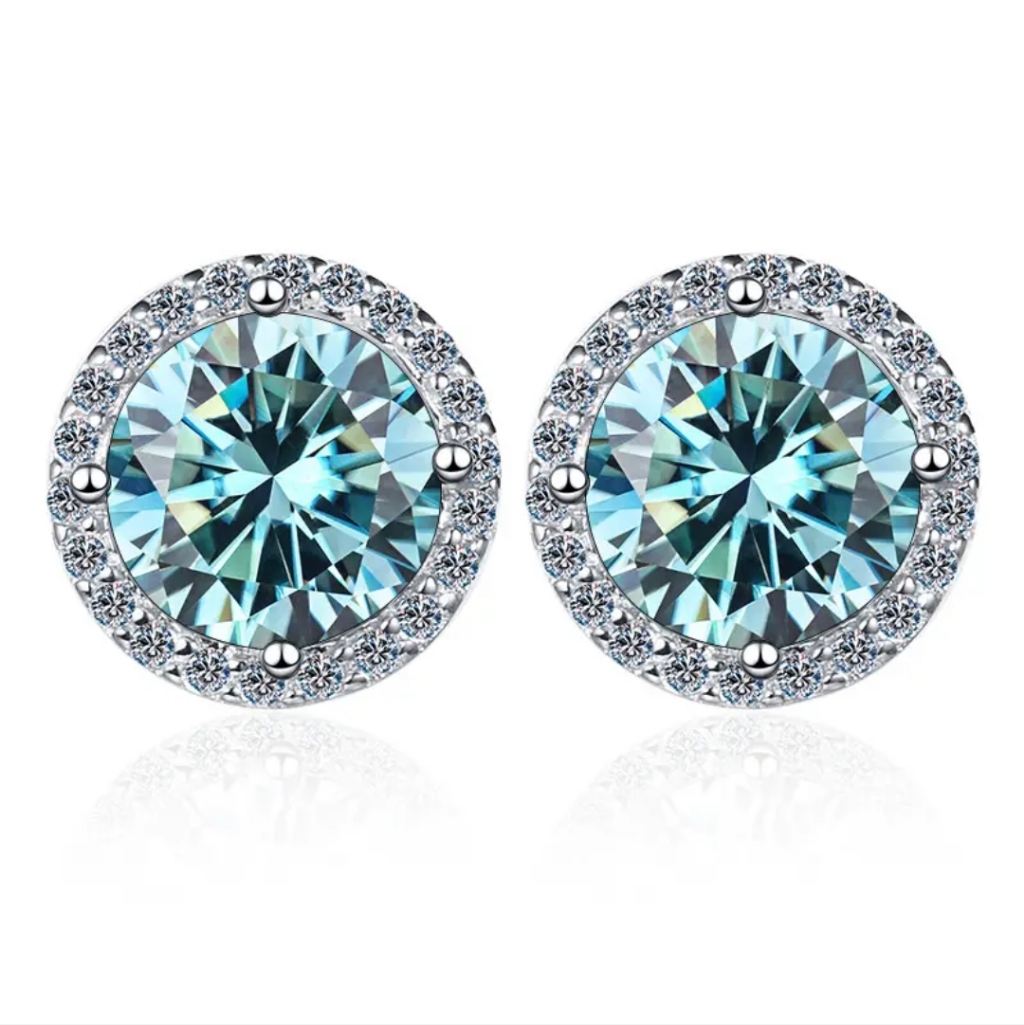 1 Ct Diamond Stud Earrings